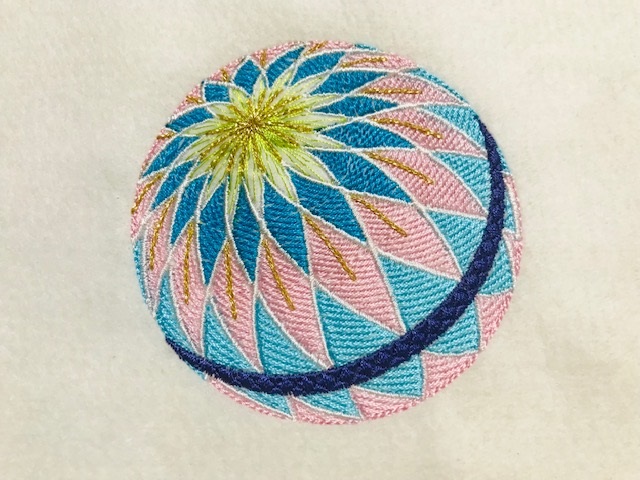 ☆和柄刺繍CD企画 その62 日本の伝統刺繍モチーフ　(Japanese traditional embroidery motif)製作♪