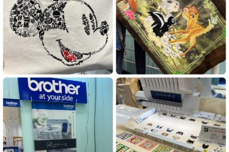 大阪手づくりフェア2022ミシン刺繍・刺繍糸・織物工場