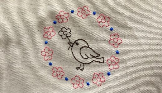 『ARIGATOU』の感謝の気持ちの刺繍データを作ってみました♪
