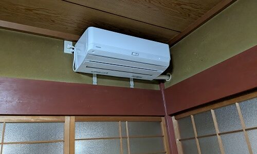 滋賀県の古民家に移住して✨　エアコンが設置出来ました。ありがとうございますm(__)m
