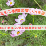 「ミシン刺繍の集いin米原」募集スタート♡孫のドタバタ七五三(^^)