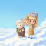 ケミカルレースの王冠刺繍づくり👑