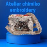 フォト刺繍を使って❣️
