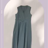 CADで製図したワンピを作りました❣️