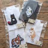 刺繡作品とオリジナルシール作り